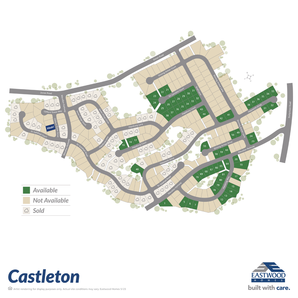 Castleton Homes for Sale in Henrico, VA Eastwood Homes